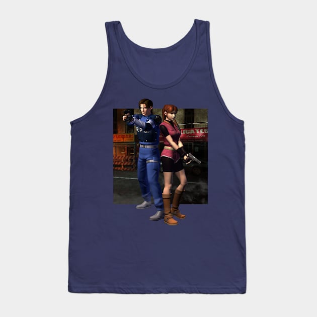 Leon and Claire Tank Top by winsarcade